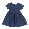 Redtag Blue Casual Dress for Girls