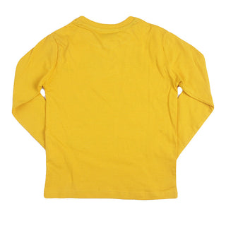 Redtag Yellow Graphic T-Shirt for Boys