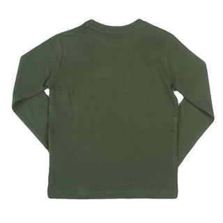 Redtag Dark Green Graphic T-Shirt for Boys