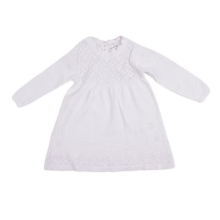 Redtag White Casual Dress for Girls
