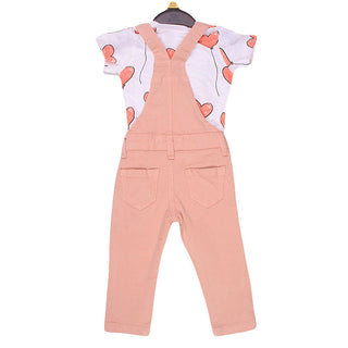 Redtag Pale Pink Jumpsuit for Girls