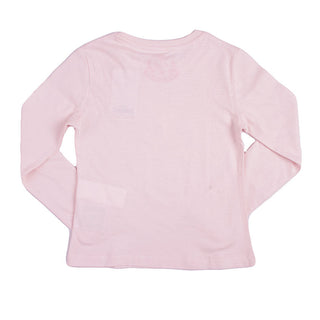 Redtag Girl's Pale Pink Casual T-Shirts