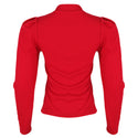 Redtag Women's Red Formal Jersey Tops