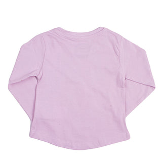 Redtag Girl's Lilac Casual T-Shirts