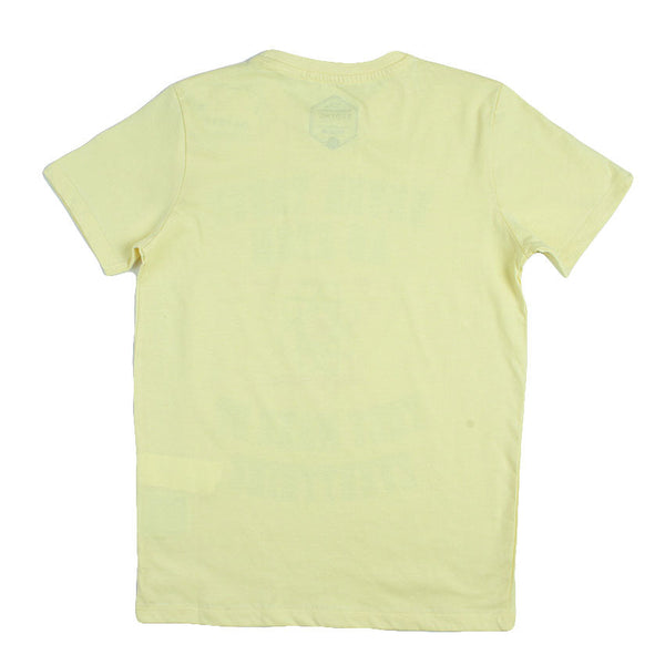 Redtag Boy's Yellow T-Shirts